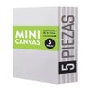 Genérico Mini Lienzos Bastidores Para Pintar - Minicanvas 5 Piezas