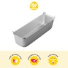 Wilton Long Aluminum Loaf Pan, Oversized Bakeware for Pound Cakes