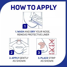 Breathe Right Tiras Nasales Clear Piel Sensible Alergia