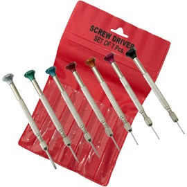 WATCHMAKERS WATCH SCREWDRIVER SET 7 PIECE SCREWDRIVERS TOOL by Jewellers Tools