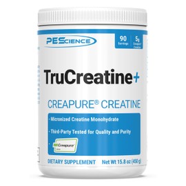 PEScience Trucreatine, Monohidrato De Creatina Pura Y Polvo Elevatp, 90 Porciones                                                                     