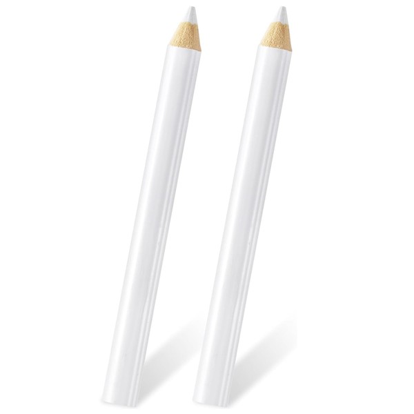2 Pcs Nail Whitening Pencil,Delicate Rhinestones Picker white nail pencil,French