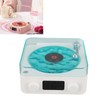 Annadue Turntable Style Speaker, Small 3-in-1 Multifunctional Stereo Speaker with