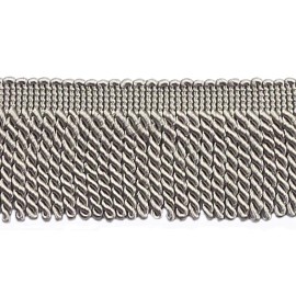 DecoPro Bullion Fringe Trim, Style# EF25, Color# 049 - Silver Grey [Sold By The Yard]