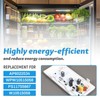 HECASA W10515058 Refrigerator LED Light Compatible with Whirlpool Refrigerator AP6022534