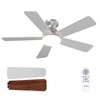 addlon Ceiling Fans with Lights, 42 Inch Low Profile Ceiling