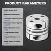 D20 L21 Flexible Shaft Coupling Motorcycle Diaphragm 8mm Bore to