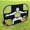 Portable Soccer Goal Dual Purpose Foldable Football Target Goal Net