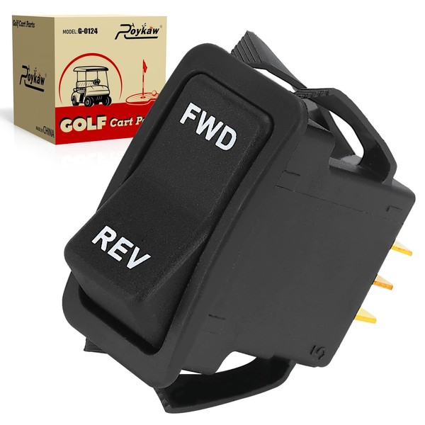 Roykaw Forward Reverse Rocker Switch for 48V EZGO TXT PDS