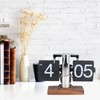Flip Desk Clock, 12 Hours Single Sided Auto Flip Table