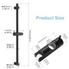 OFFO Shower Slide Bar 28 in Adjustable Installation Distance 19-27