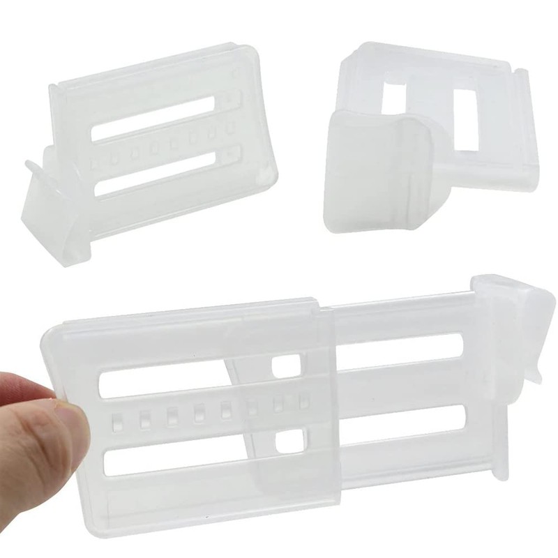 DUOHERESHUI Pack of 16 Plastic Drawer Separators, Fridge Drawer Dividers,