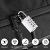 mizikuu Pack of 6 Padlock Combination Lock, 4 Digit Lock