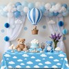 QUERICKY 2 Pack Blue Tablecloths, 137 x 274cm Blue Table