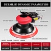 Rycubre pneumatic Air Sander 5/6 Inch DA Palm Sander for