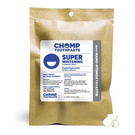 Chomp Super Whitening Toothpaste Tablets with Nano Hydroxyapatite Refill