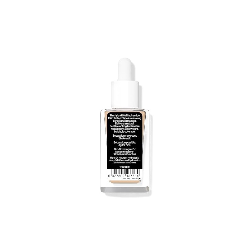 Base de Maquillaje Tinta Serum Niacinamida, Acido Hialuronico, Vitamina E,