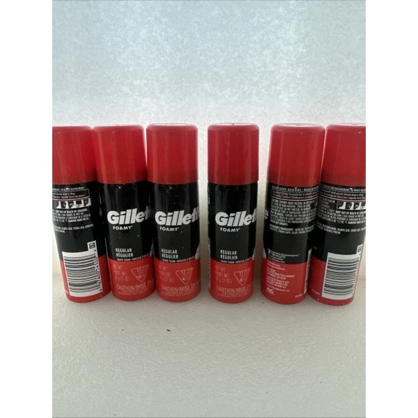 Gillette Men's Foamy Regular Shave Cream - 2oz