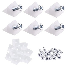 30 PCS Drawer Repair Kit, Drawer Bottom Sagging Repair Fix Mending Wedges, Drawer Repair Kit with Screws Furniture Chest Drawer Bottom Repair Fixing Mending Wedges Drawer Rust and Corrosion Resistant