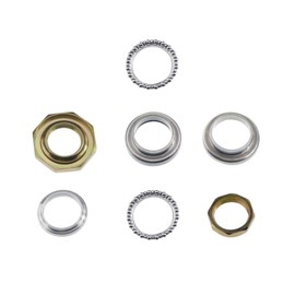 PRO BAT 7Pcs Fork Neck Steering Stem Bearings Kit Head Race Set Fits PW50 PW 50 1981-2013 Dirt Bike Pit Bike