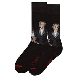 MuseARTa Unisex Joseph Karl Stieler Socks, black