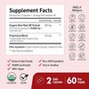 Forestleaf Cápsulas Raíz Remolacha Orgánica Jengibre Semilla Uva 16000mg Fuerza