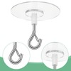 Sibba 3-Pack Heavy Duty Adhesive Ceiling Hooks Drill-Free Wall Hooks