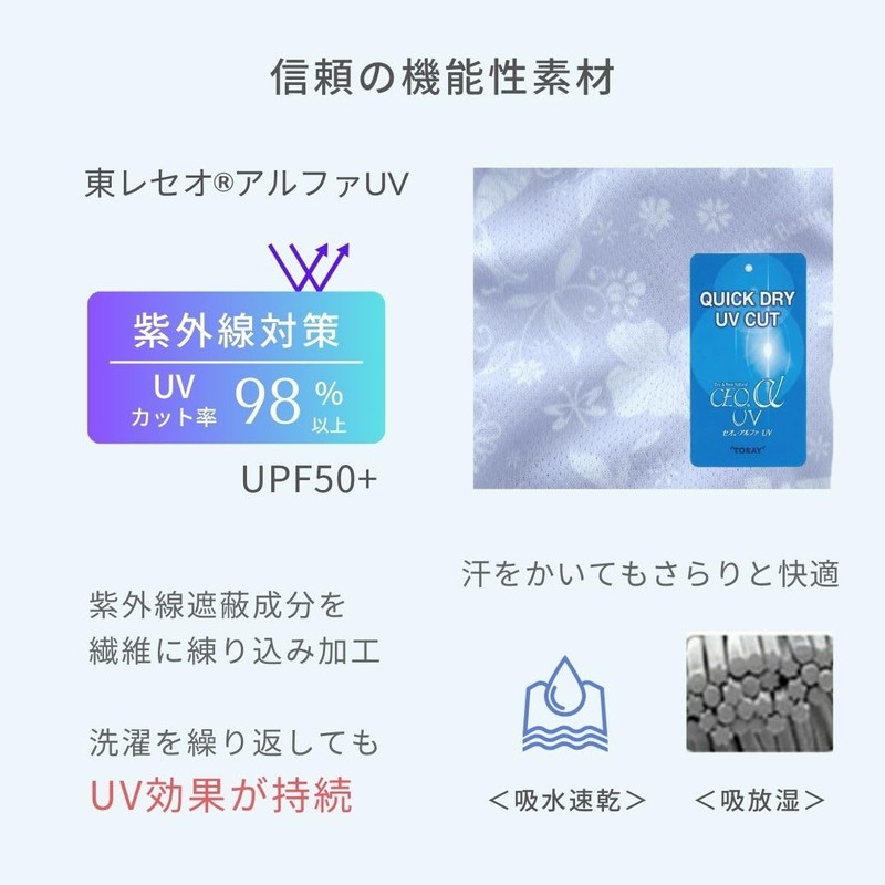 White Beauty UV Cut Hand Cover 【Sunburn Prevention Gloves for