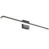 Ralbay 31.5inch Modern LED Black Vanity Light 28W Aluminum Frosted