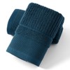 sense gnosis Blue Navy Hand Towel Set of 2 Ribbed