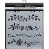 Stamperia Stencil Flower Tendrils 20 x 25 cm 3D Reusable