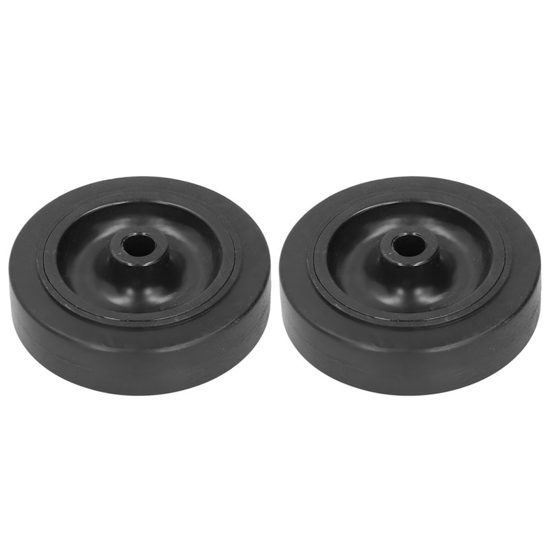 2Pcs Rubber Wheel 5kw-6.5kw Gasoline Engine Generator Mute Wheels Replacement