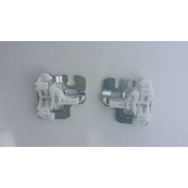 PWS COMPATIBLE Power Window Regulator compatible with X5 2000-2006 Front Left(driver) and Right (Passenger) Pair Fit Same Sides Clips Only