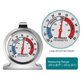 Refrigerator Freezer Thermometer Fridge Refrigeration Temperature Gauge Home Use -30℃～30℃Kitchen Tools Termometer Digital