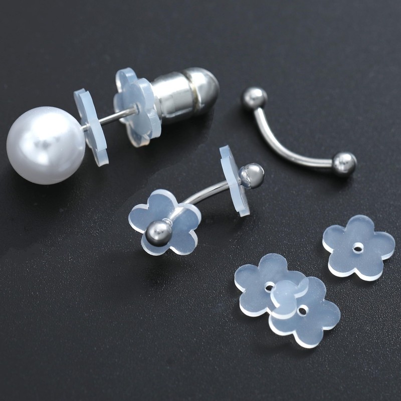 Clear Ear Lobe Support Patches for Earrings - Comfortable and