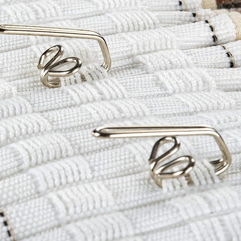 Heavy Duty Metal Curtain Drapery Hooks (50 Pack) Curtains, Drapes,