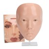 3D Reusable Makeup Practice Mannequin Face, Silicone Full Face for