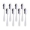 SBOMHS Espresso Spoon Small 14 cm Coffee Spoon Set Silver