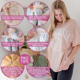 Cinch Clips for Women Clothing Cinch Clip T Shirt Clip Dress Clips Back Cinch Shirt Clips for Women