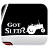 Bluegrass Decals Antique Tractor Pull Sled Decal Sticker for Car