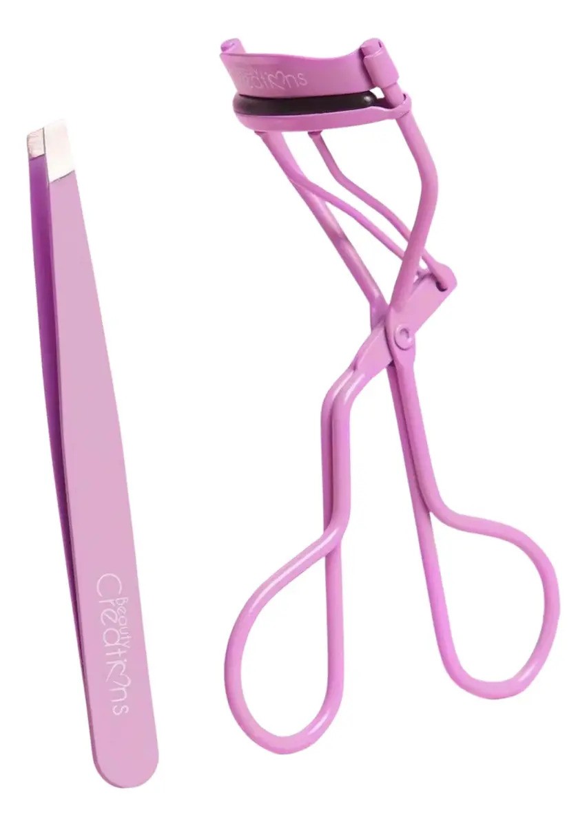 Beauty Creations - Set Rizador De Pestañas-pinza Para Cejas Purple