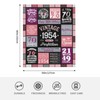 Stbyiz 70th Birthday Gifts for Women Blanket 60"x 50", Best