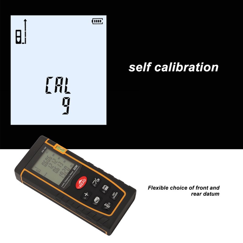 Laser Distance Meter Handheld 630‑670nm High Accuracy Infrared Laser Measurement