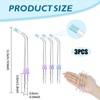 SMCEHEYA Waterpik Flosser Replacement Heads (Pack of 3)