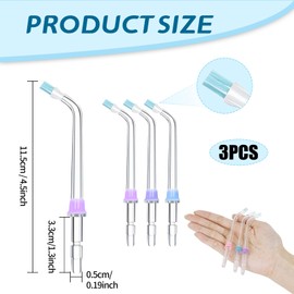 SMCEHEYA Waterpik Flosser Replacement Heads (Pack of 3)