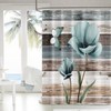 Cnayuep Shower Curtain Set Curtains for Bathroom Teal