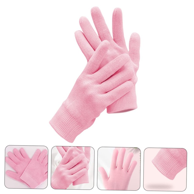 WOONEKY Moisturizing Gloves Exfoliating Essential Oil Skin for Dry Hands