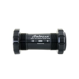 TRiPEAK Soporte inferior roscado inglés para bielas SRAM GXP 22/24 mm, rodamientos de cerámica, carretera/MTB (68/73 mm), negro [BSA]