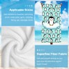 Penguin Beach Towel, Quick Drying Bath Towel, Ultra Absorbent, Super