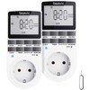 Digital Timer Socket, Besvic 3680 W Timer Socket with 10